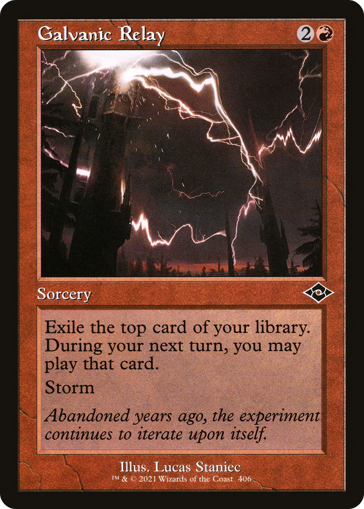 Galvanic Relay (Retro Frame) (MH2-406) - Modern Horizons 2 Etched Foil