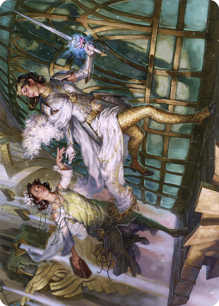 Daring Escape // Daring Escape (ASNC-018) - New Capenna Art Series (Borderless) Foil