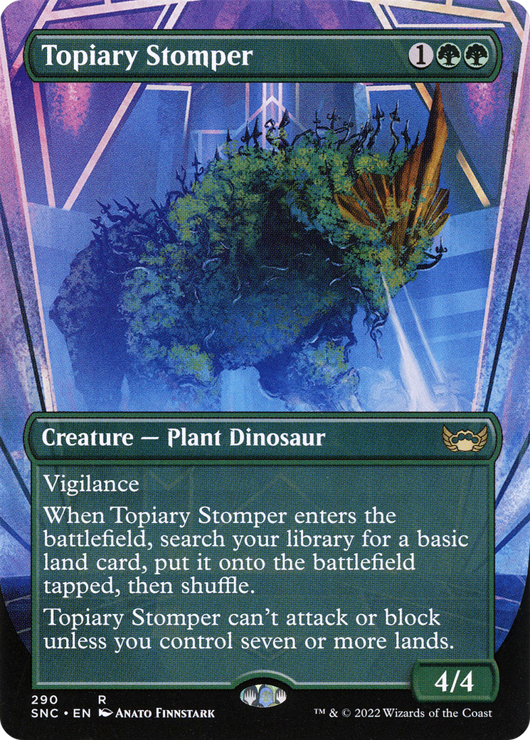 Topiary Stomper (Borderless) (SNC-290) - Streets of New Capenna