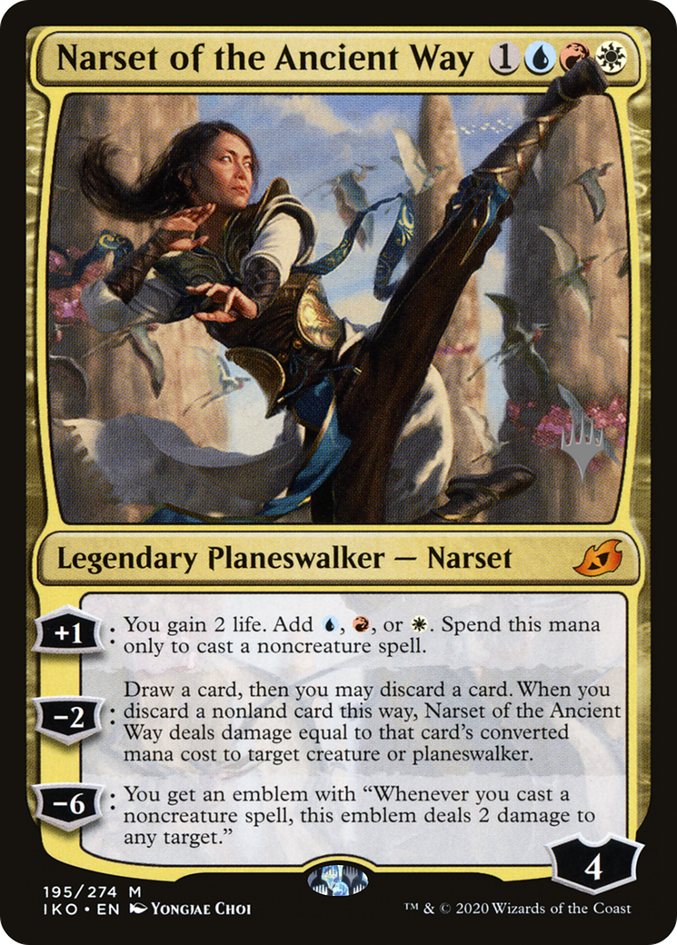 Narset of the Ancient Way (PPIKO-195) - Ikoria: Lair of Behemoths Promos