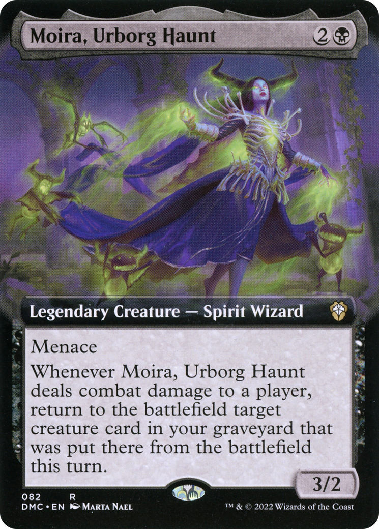 Moira, Urborg Haunt (Extended Art) (DMC-082) - Dominaria United Commander: (Extended Art)