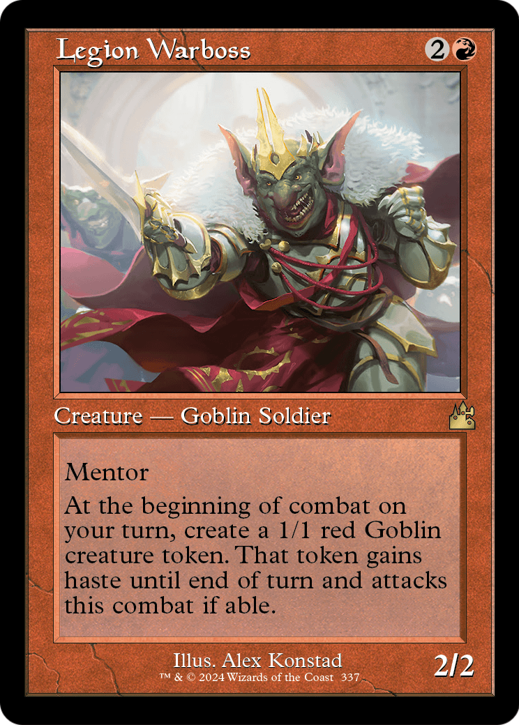 Legion Warboss (Retro Frame) (RVR-337) - Ravnica Remastered