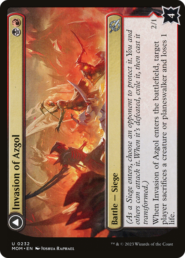 Invasion of Azgol (MOM-232) - March of the Machine Foil