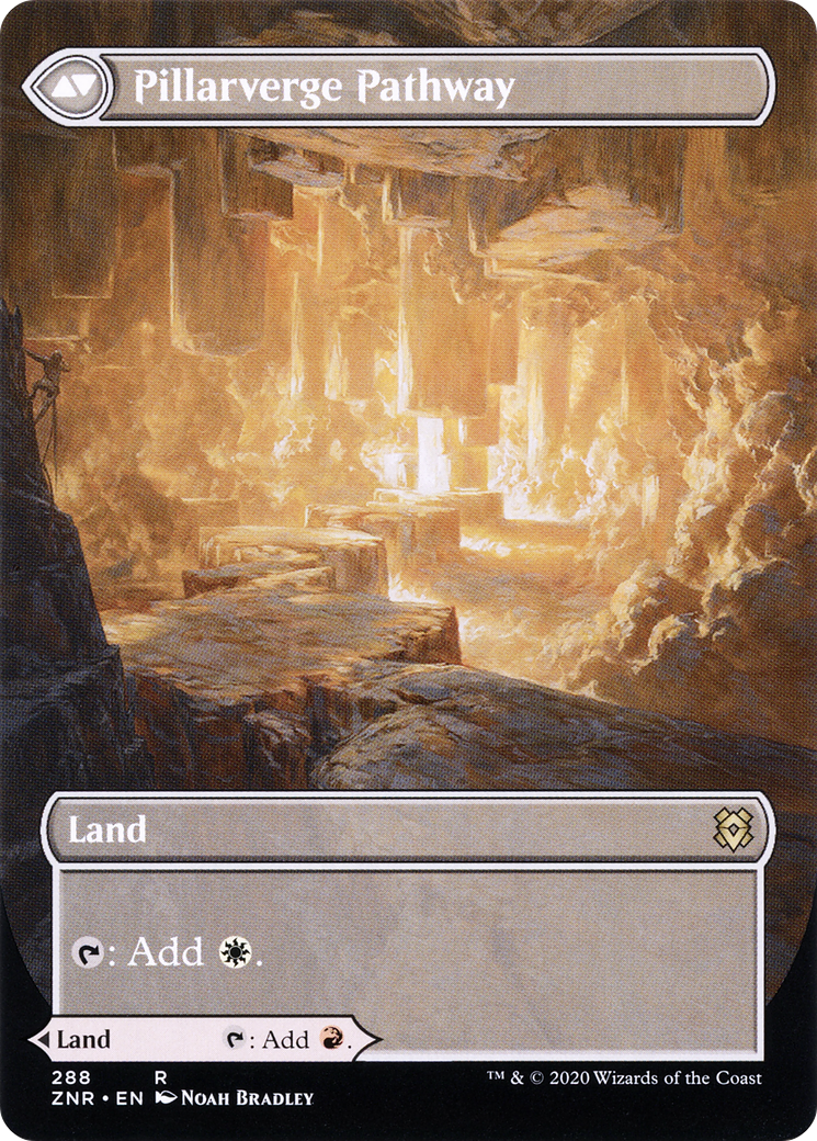 Needleverge Pathway (Borderless) (ZNR-288) - Zendikar Rising: (Showcase) Foil
