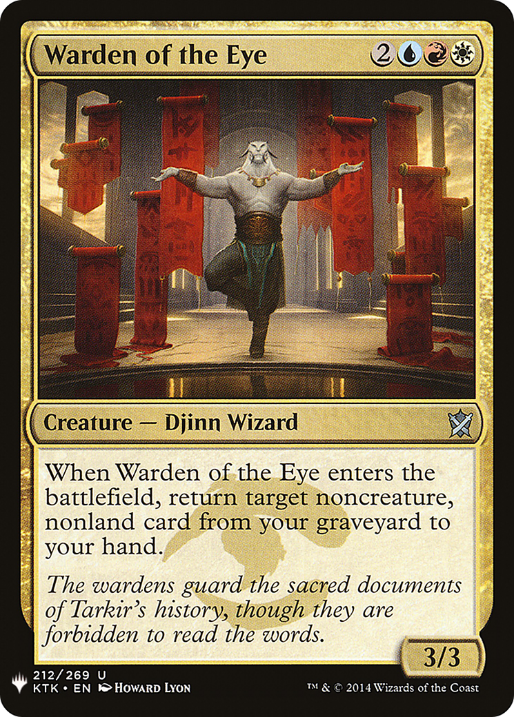 Warden of the Eye (LIST-KTK-212) - The List