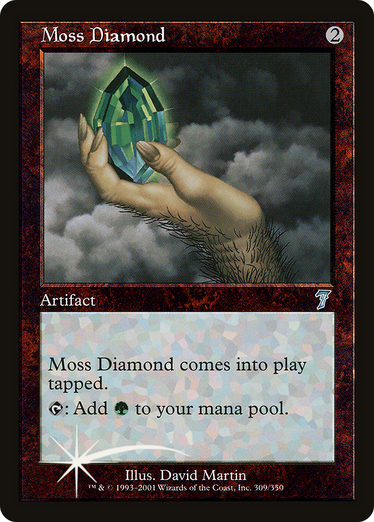 Moss Diamond (7ED-309★) - 7th Edition Foil