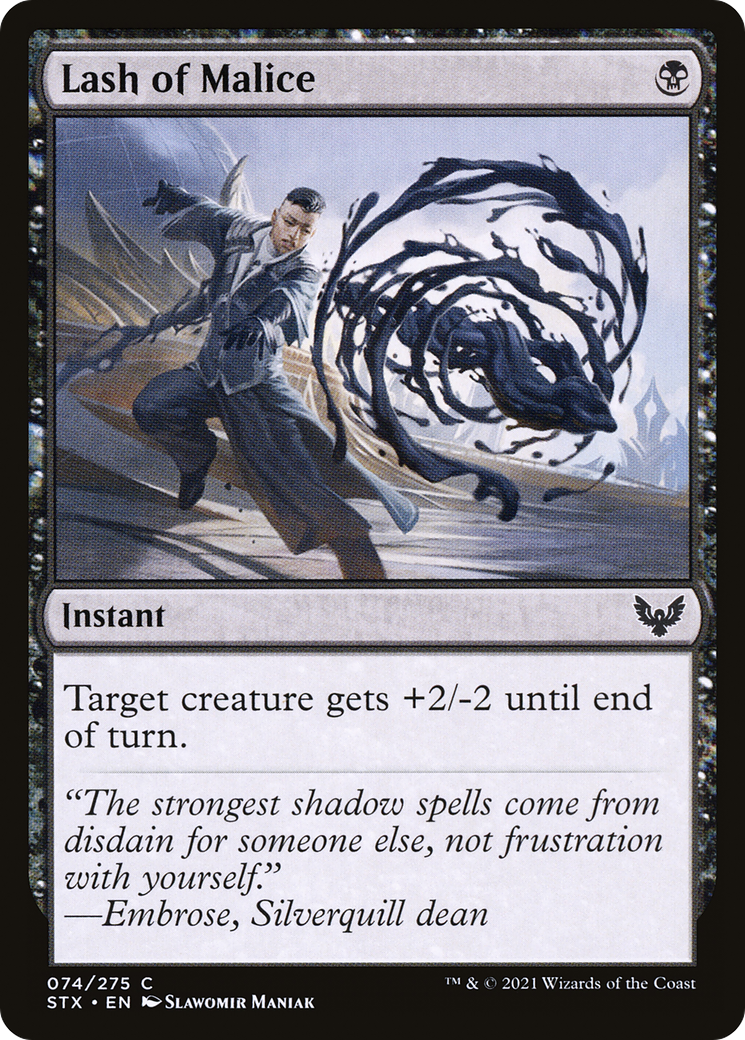 Lash of Malice (STX-074) - Strixhaven: School of Mages Foil