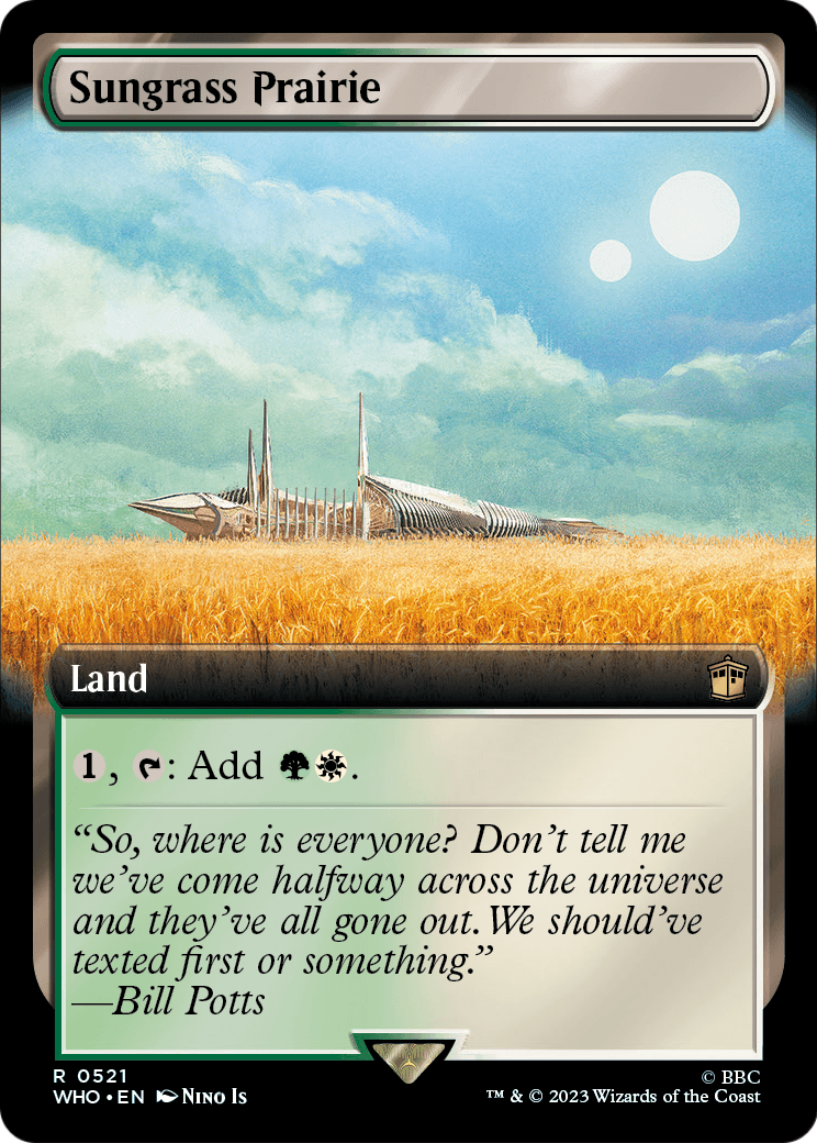 Sungrass Prairie (Extended Art) (WHO-521) - Doctor Who: (Extended Art)