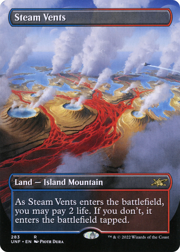 Steam Vents (Borderless) (UNF-283) - Unfinity Foil