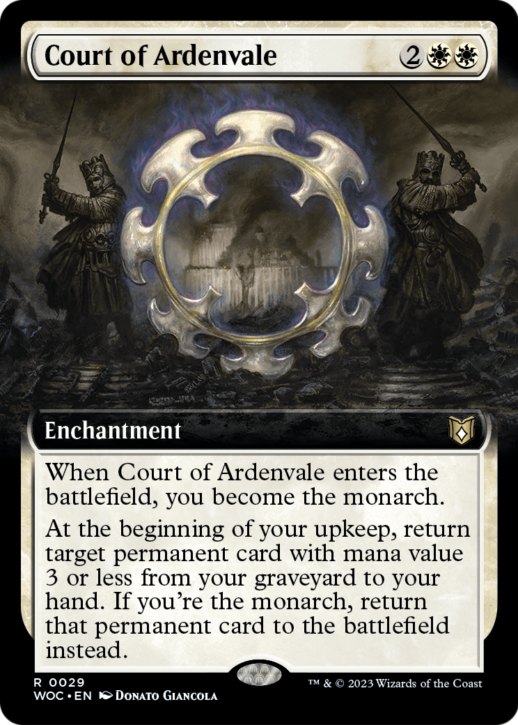 Court of Ardenvale (Extended Art) (WOC-029) - Wilds of Eldraine Commander: (Extended Art)