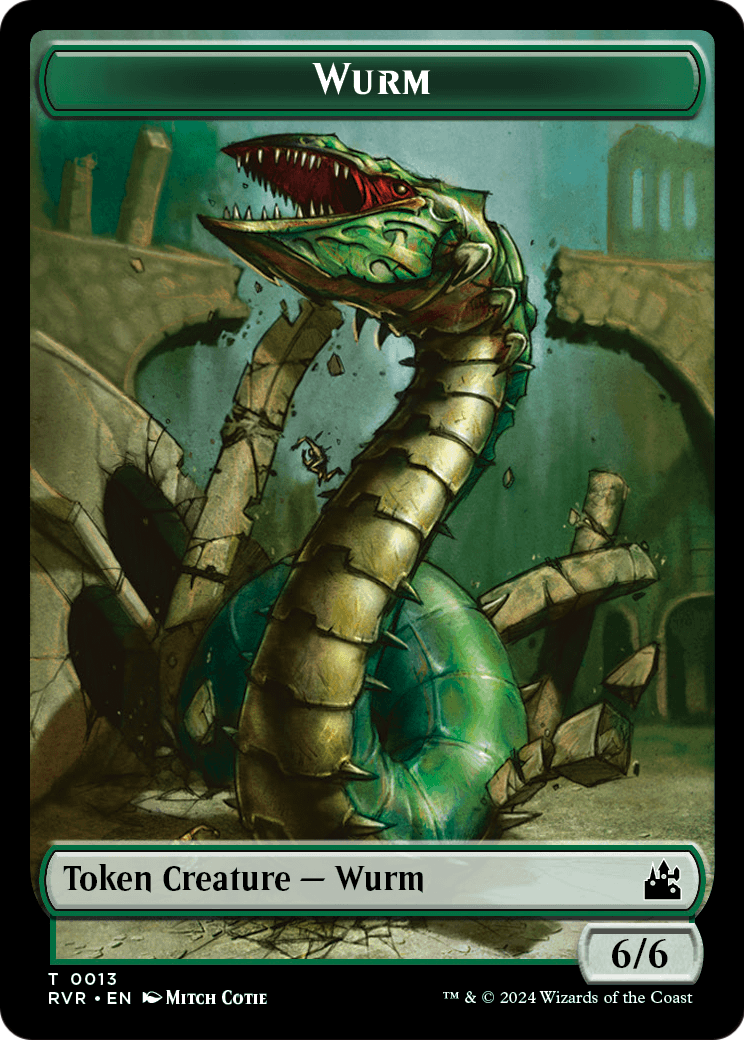 Wurm (TRVR-013) - Ravnica Remastered Tokens Foil