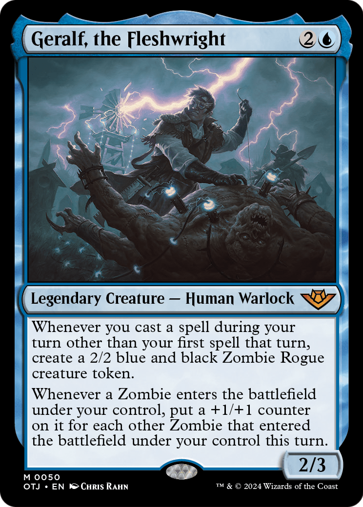 Geralf, the Fleshwright (OTJ-050) - Outlaws of Thunder Junction Foil