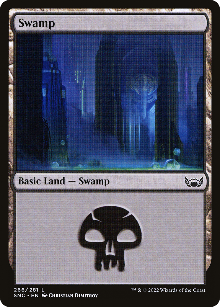 Swamp (266) (SNC-266) - Streets of New Capenna Foil