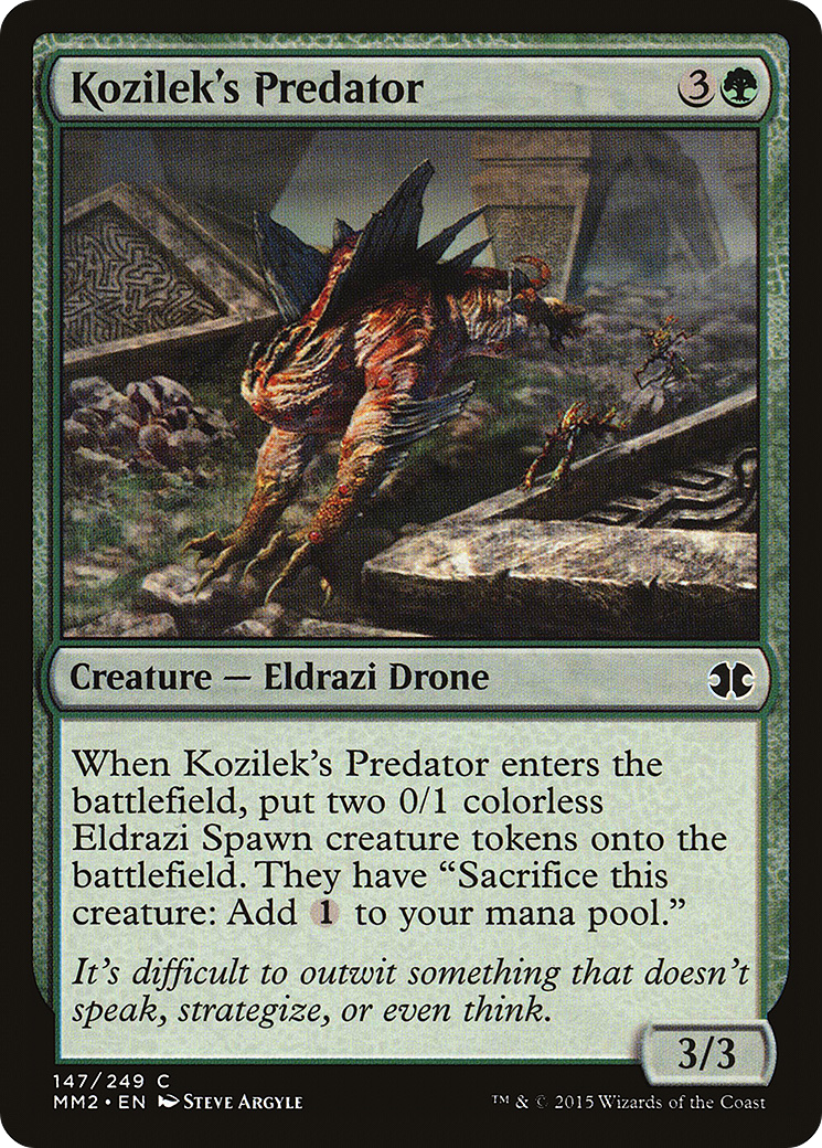 Kozilek's Predator (MM2-147) - Modern Masters 2015 Foil