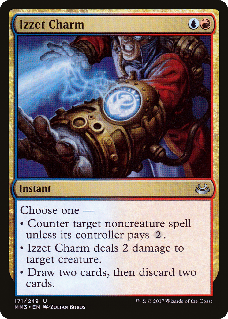 Izzet Charm (MM3-171) - Modern Masters 2017 Foil