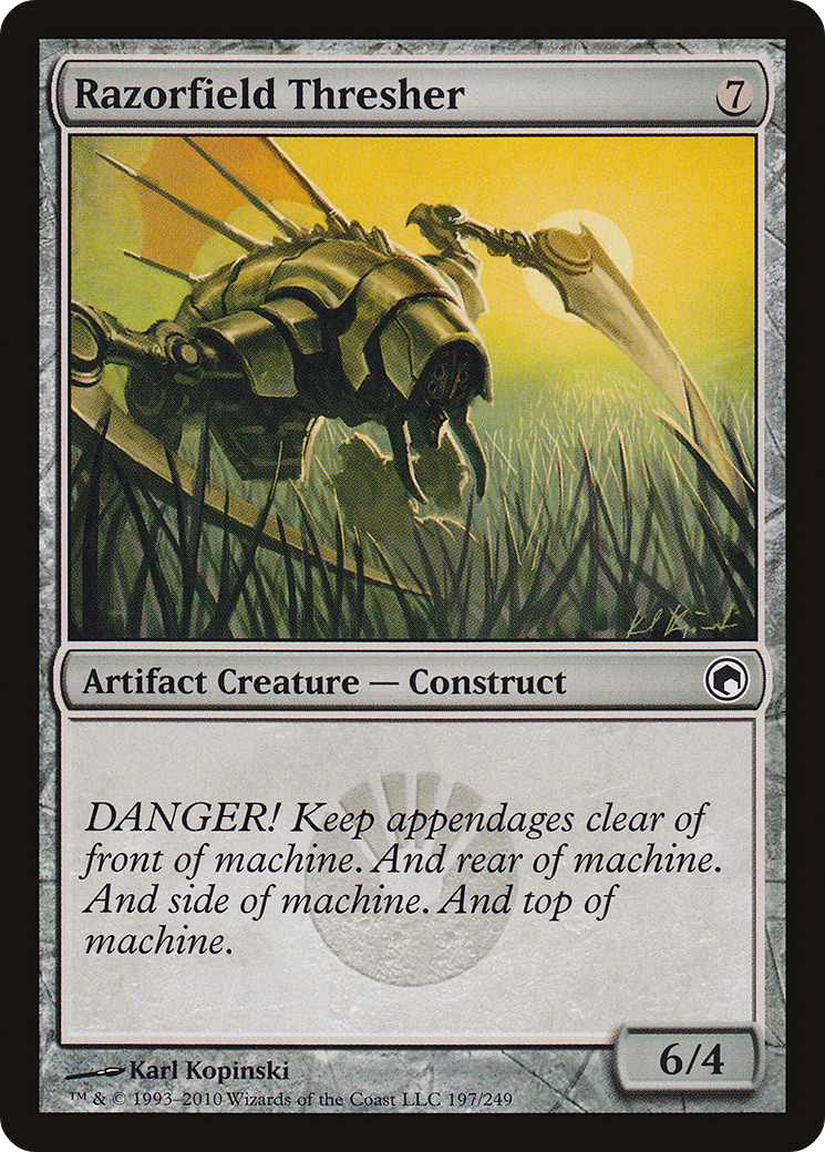 Razorfield Thresher (SOM-197) - Scars of Mirrodin