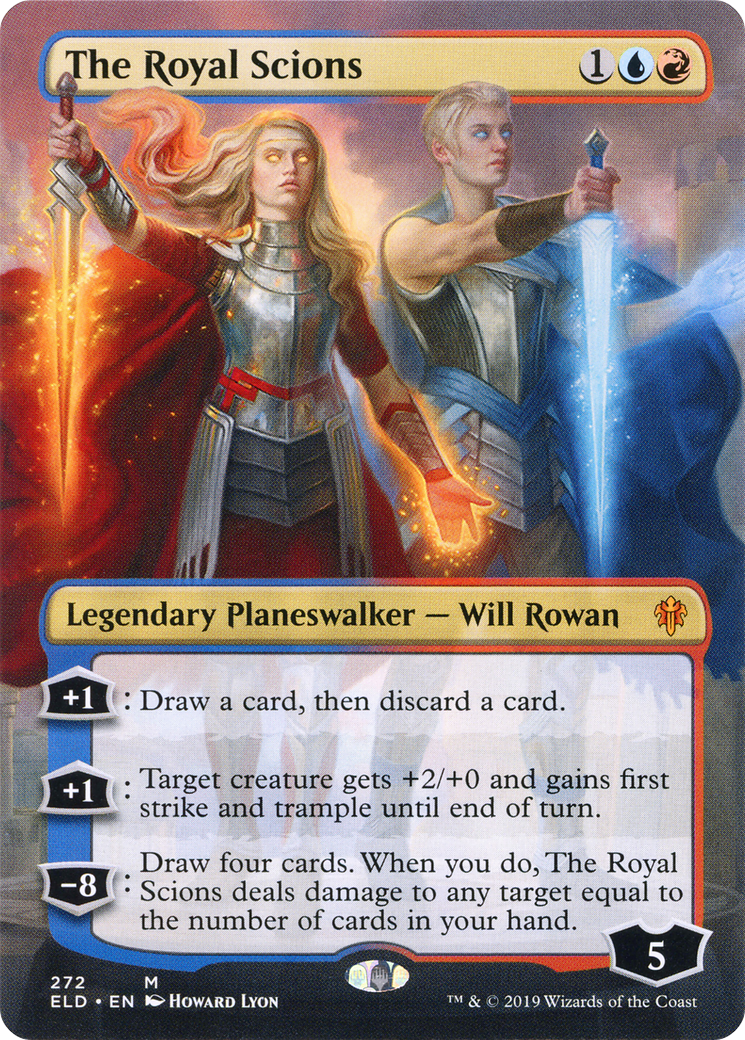The Royal Scions (Borderless) (ELD-272) - Throne of Eldraine Foil