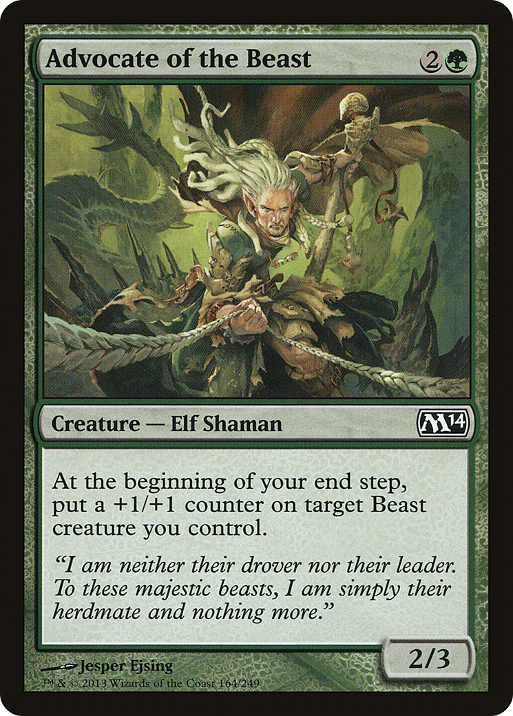 Advocate of the Beast (M14-164) - Magic 2014 Foil