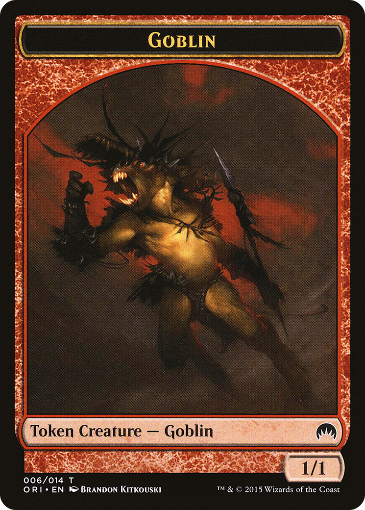 Goblin Token (ORI-006) - Magic Origins Tokens