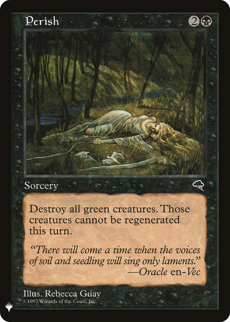 Perish (LIST-TMP-147) - The List