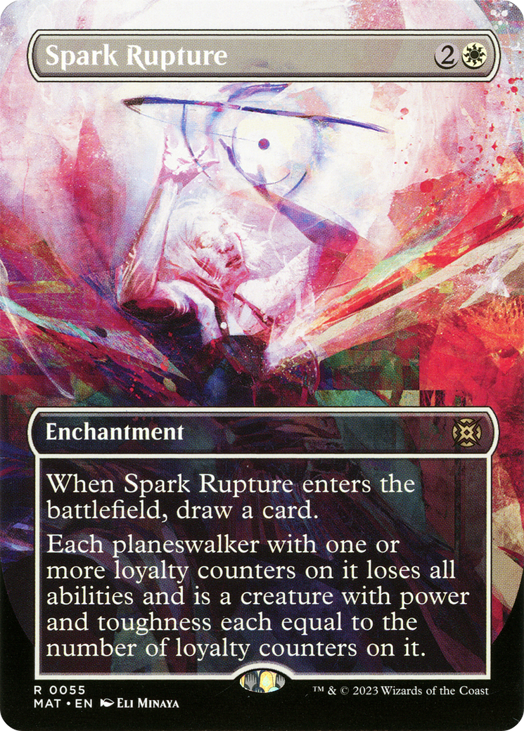 Spark Rupture (Borderless) (MAT-055) - March of the Machine: The Aftermath: (Showcase) Foil