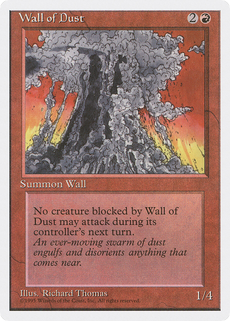 Wall of Dust (4ED-) - Fourth Edition