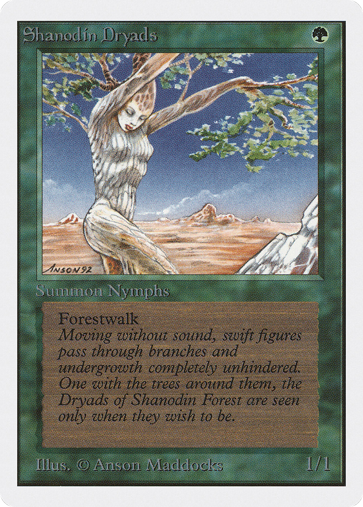 Shanodin Dryads (2ED-) - Unlimited Edition
