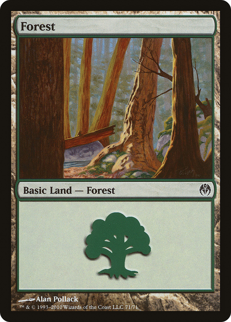 Forest (71) (DDE-071) - Duel Decks: Phyrexia vs. the Coalition