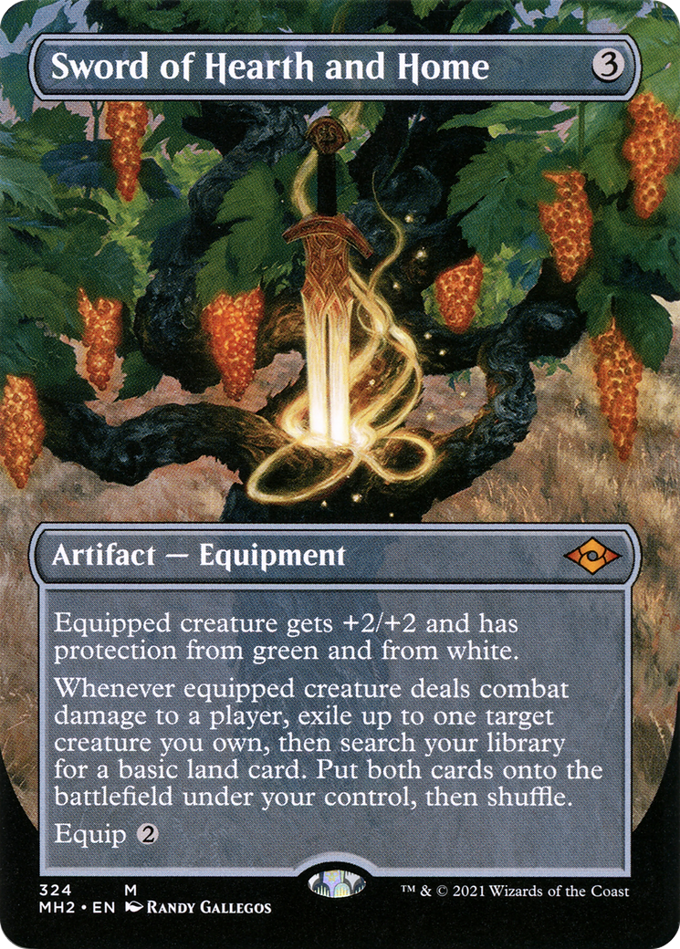 Sword of Hearth and Home (Borderless) (MH2-324) - Modern Horizons 2 (Borderless)