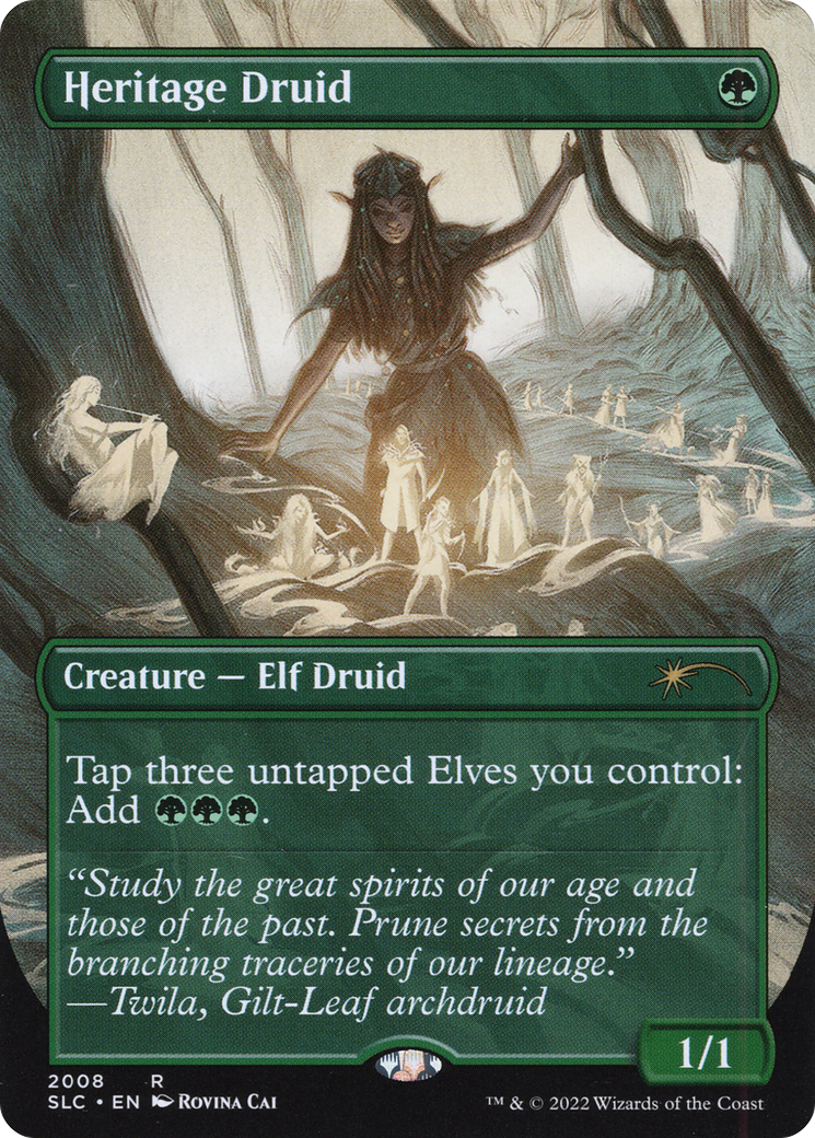 Heritage Druid (SLC-2008) - Secret Lair Countdown Kit (Borderless)