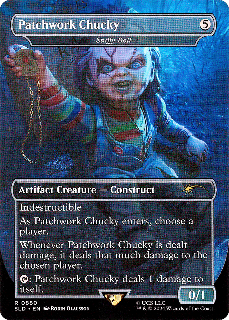 Patchwork Chucky - Stuffy Doll (SLD-880) - Secret Lair Drop / Patchwork Chucky (Borderless)