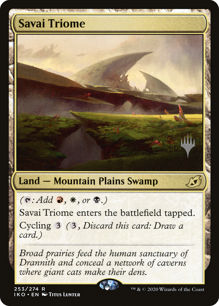 Savai Triome (PPIKO-253) - Ikoria: Lair of Behemoths Promos Foil
