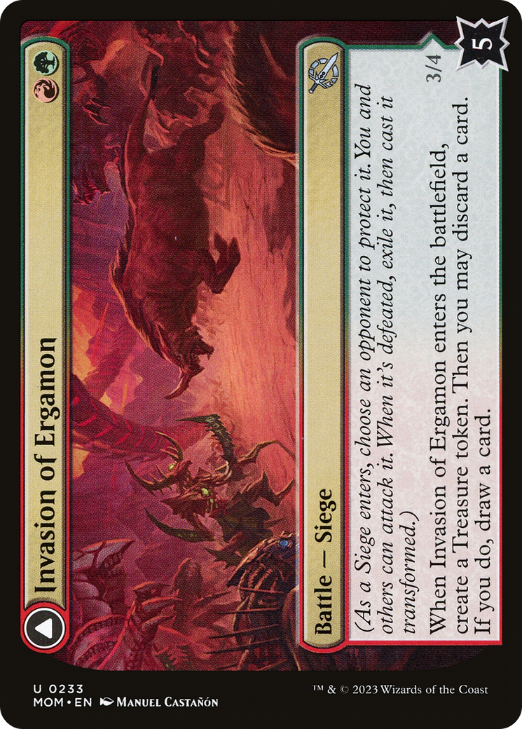 Invasion of Ergamon (MOM-233) - March of the Machine Foil