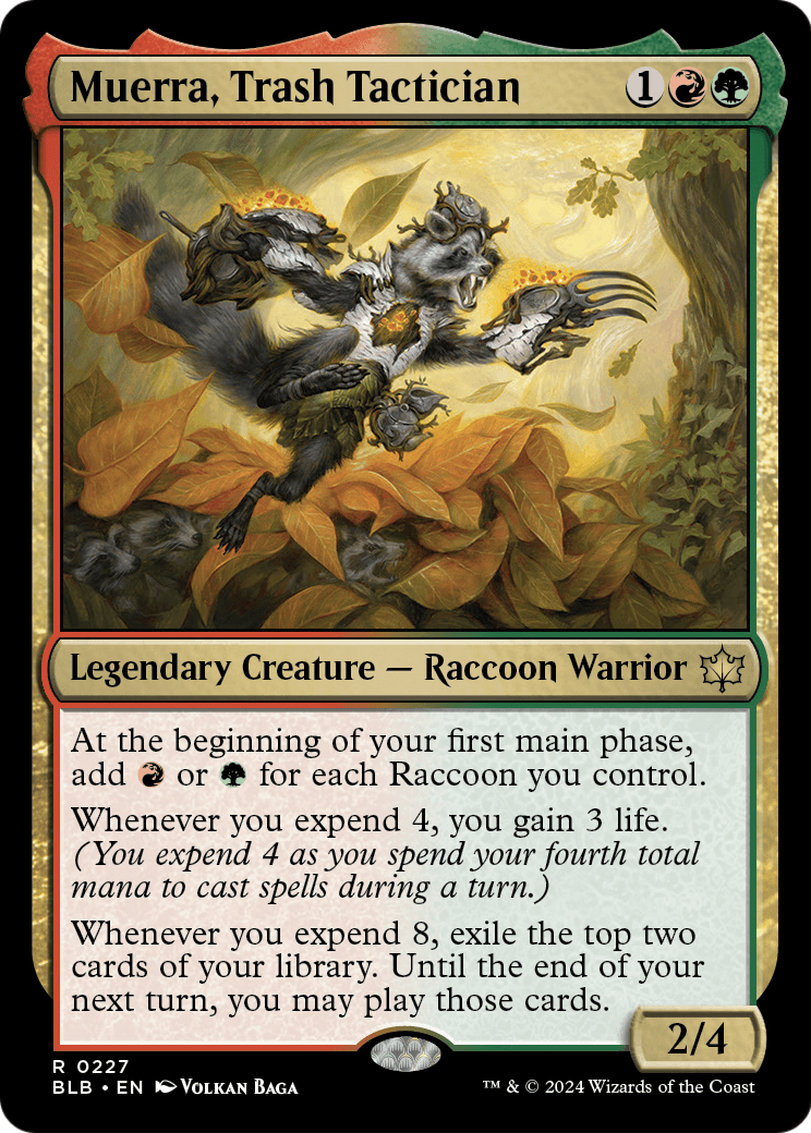 Muerra, Trash Tactician (BLB-227) - Bloomburrow