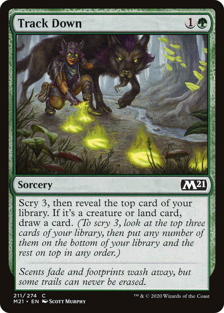 Track Down (M21-211) - Core Set 2021 Foil