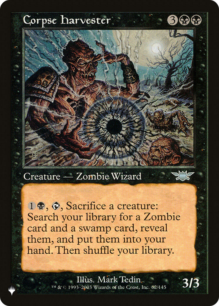 Corpse Harvester (LIST-LGN-62) - The List