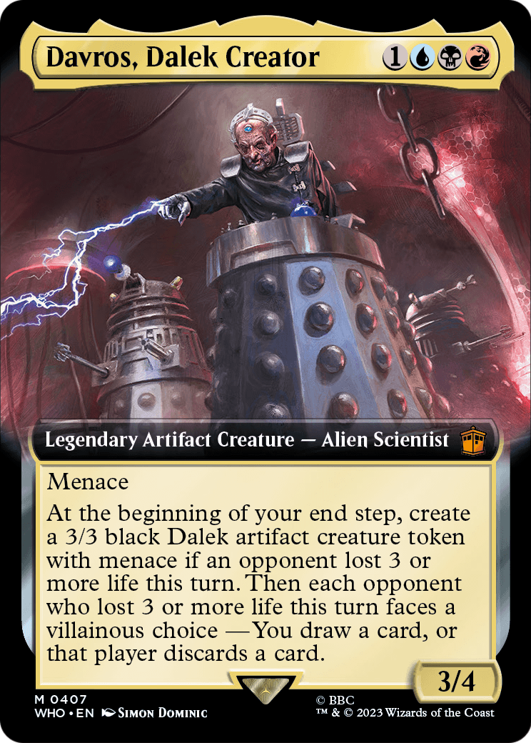 Davros, Dalek Creator (Extended Art) (WHO-407) - Doctor Who: (Extended Art)