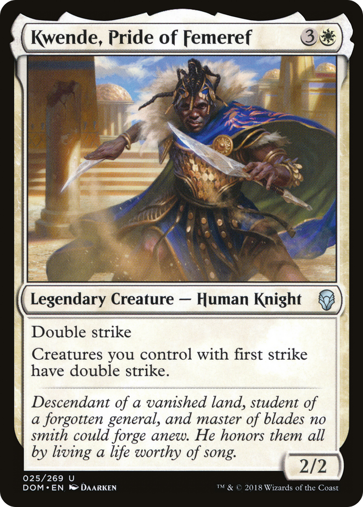 Kwende, Pride of Femeref (DOM-025) - Dominaria