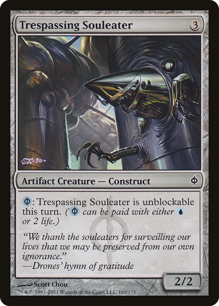 Trespassing Souleater (NPH-163) - New Phyrexia Foil