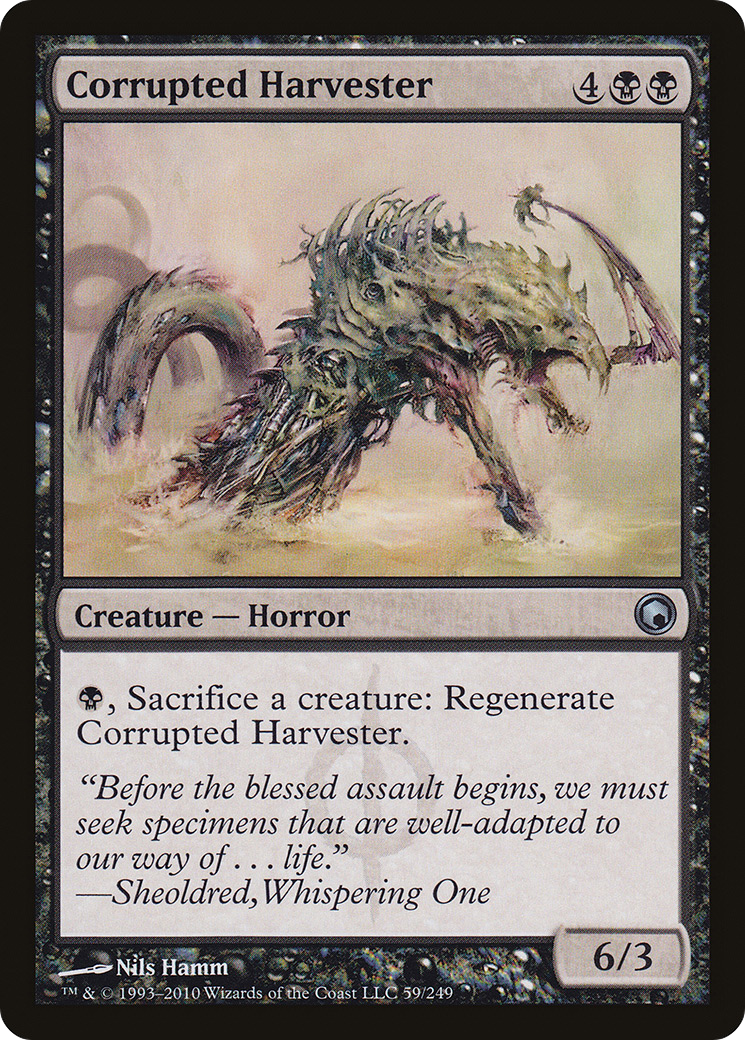 Corrupted Harvester (SOM-059) - Scars of Mirrodin Foil