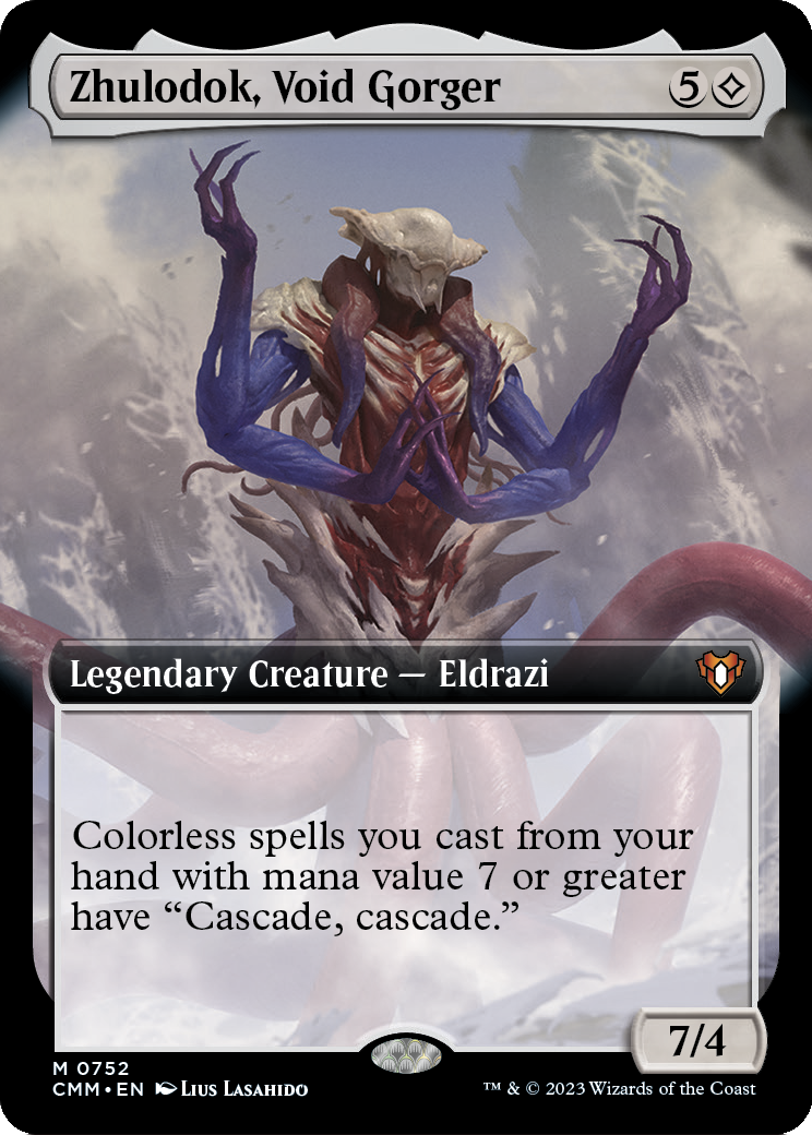 Zhulodok, Void Gorger (Extended Art) (CMM-752) - Commander Masters: (Extended Art) Foil