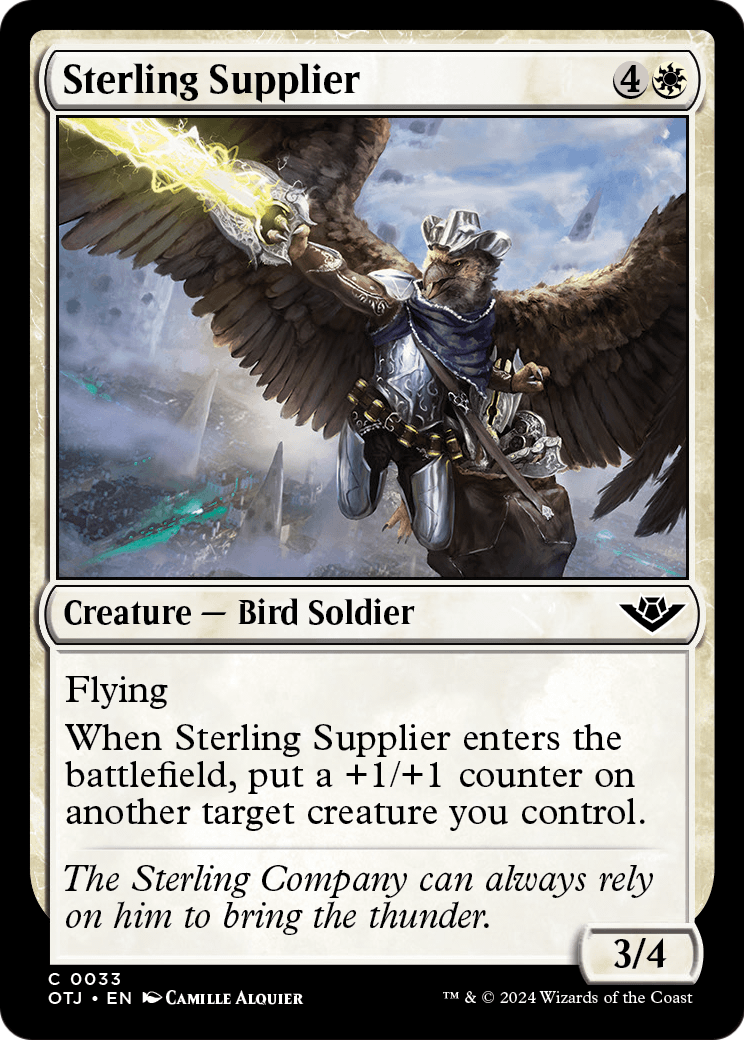 Sterling Supplier (OTJ-033) - Outlaws of Thunder Junction