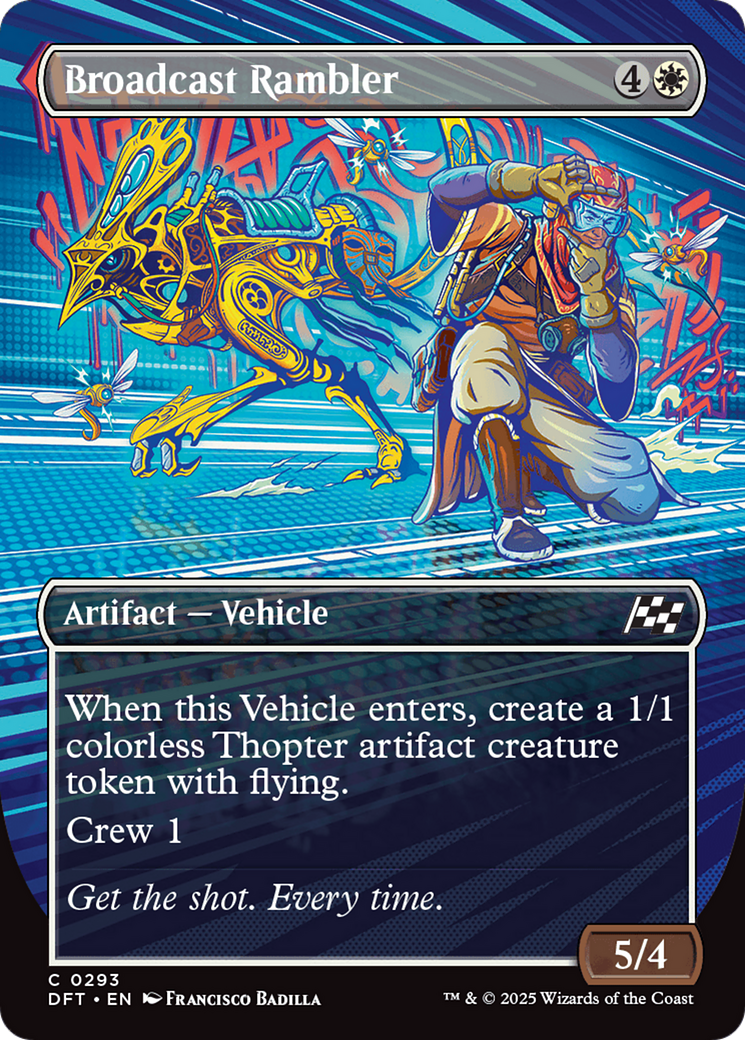Broadcast Rambler (Borderless) (DFT-293) - Aetherdrift Foil