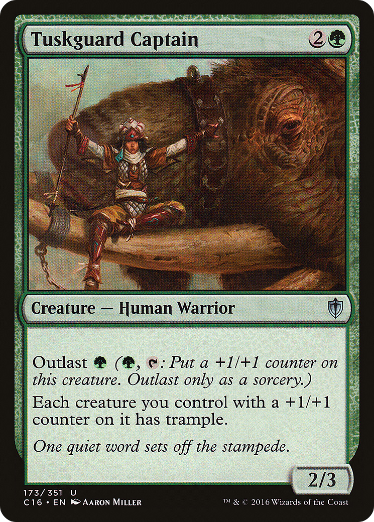 Tuskguard Captain (C16-173) - Commander 2016