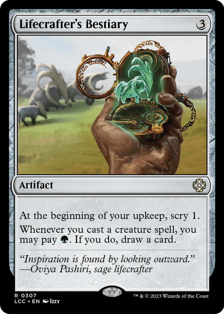 Lifecrafter's Bestiary (LCC-307) - The Lost Caverns of Ixalan Commander