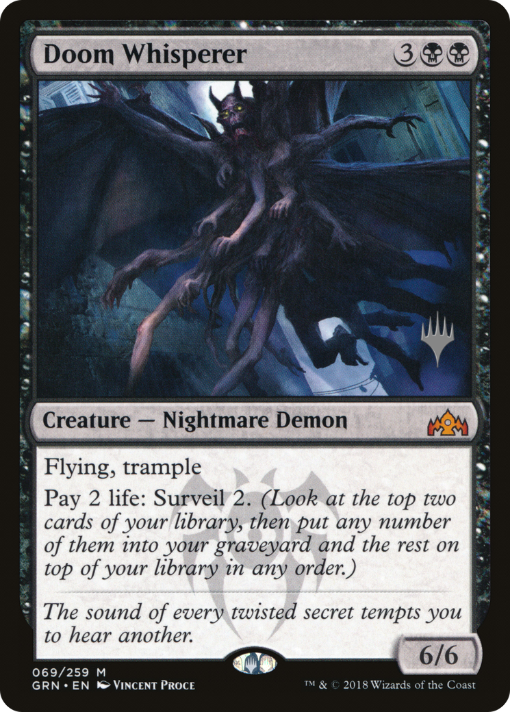 Doom Whisperer (PPM20-069) - Guilds of Ravnica Promos Foil