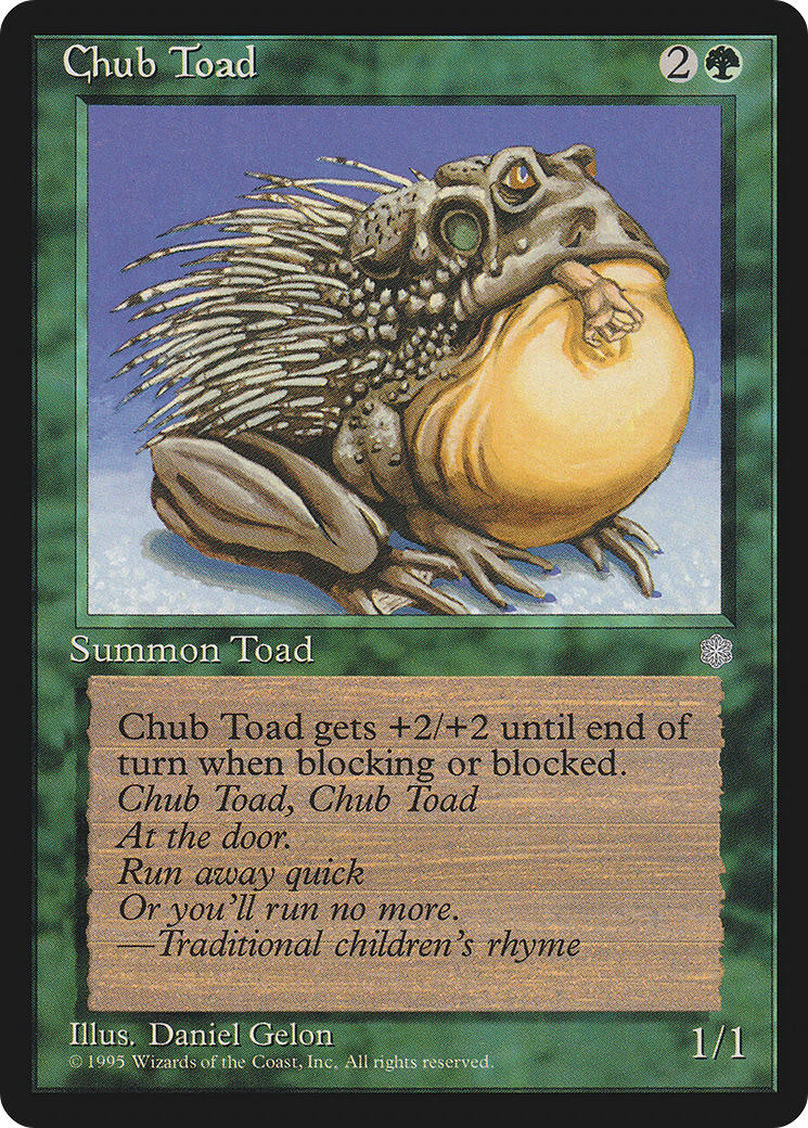 Chub Toad (ICE-) - Ice Age