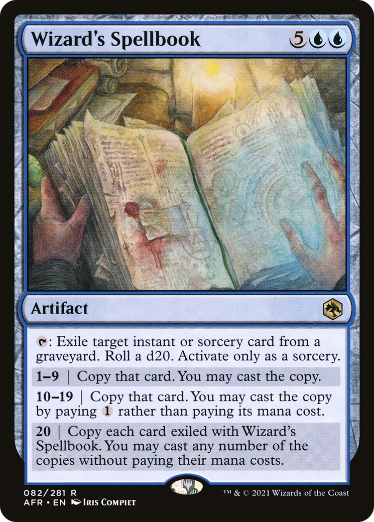 Wizard's Spellbook (AFR-082) - Adventures in the Forgotten Realms