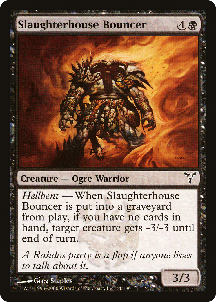 Slaughterhouse Bouncer (DIS-) - Dissension Foil