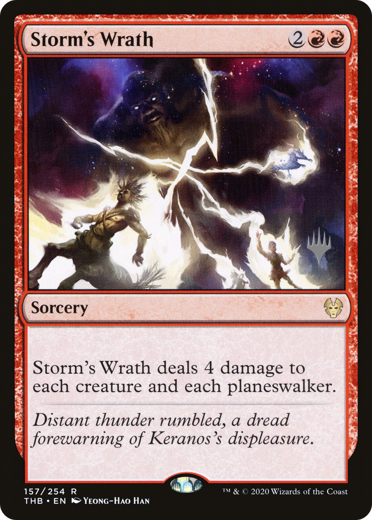 Storm's Wrath (PPTHB-157) - Theros Beyond Death Promos Foil